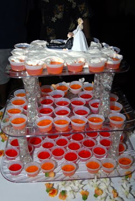 The Jello-shots Wedding Cake