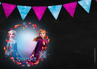 Frozen 2: Free Printable Invitations.