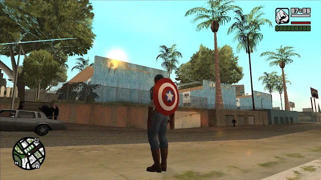 GTA San Andreas Captain America Mod Latest Version