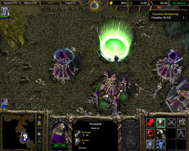 Digging Up the Dead Mission 13 | Scourge Screenshot | Warcraft 3: Reign of Chaos