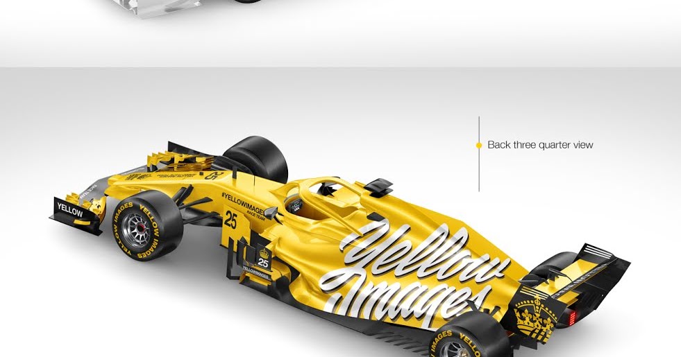 Download Formula One Car Mockup Front 34 View Download Free And Premium Psd Mockup Templates And Design Assets