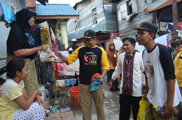 Bantu Korban Banjir, PKS Binjai Gelar Aksi Sosial 