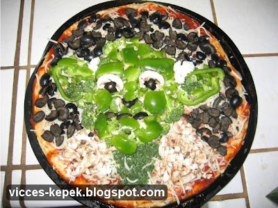 vicces pizza