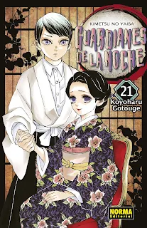 Reseña de Guardianes de la Noche (Kimetsu no Yaiba) vols. 20, 21 y 22 de Koyoharu Gotouge.