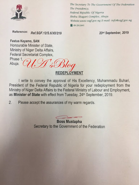 Festus Keyamo SAN Redeployed to Ministry of Labour and Employment