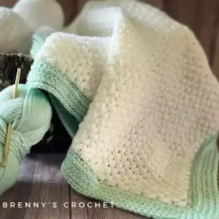 Cobija de bebé fácil a crochet