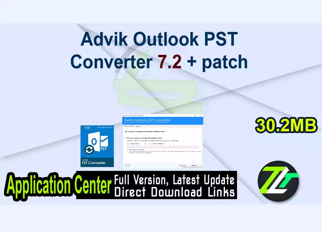 Advik Outlook PST Converter 7.2 + patch