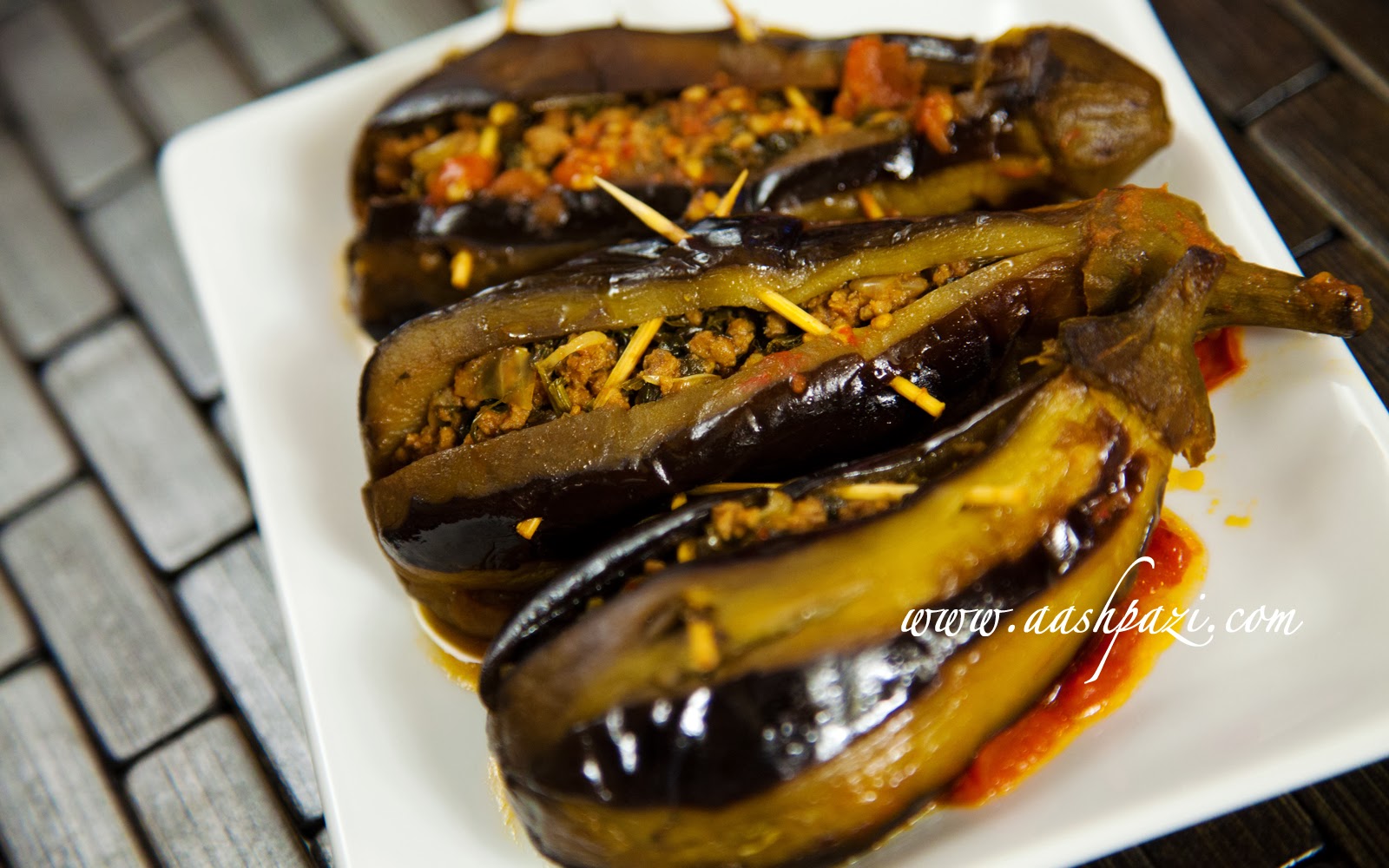 Stuffed Eggplant Recipe  aashpazi