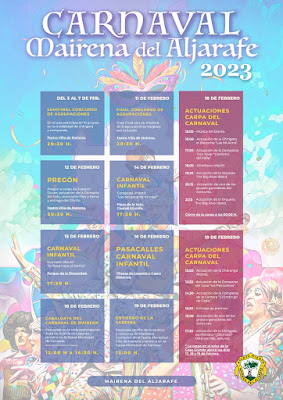 Mairena del Aljarafe - Carnaval 2023 - Programación