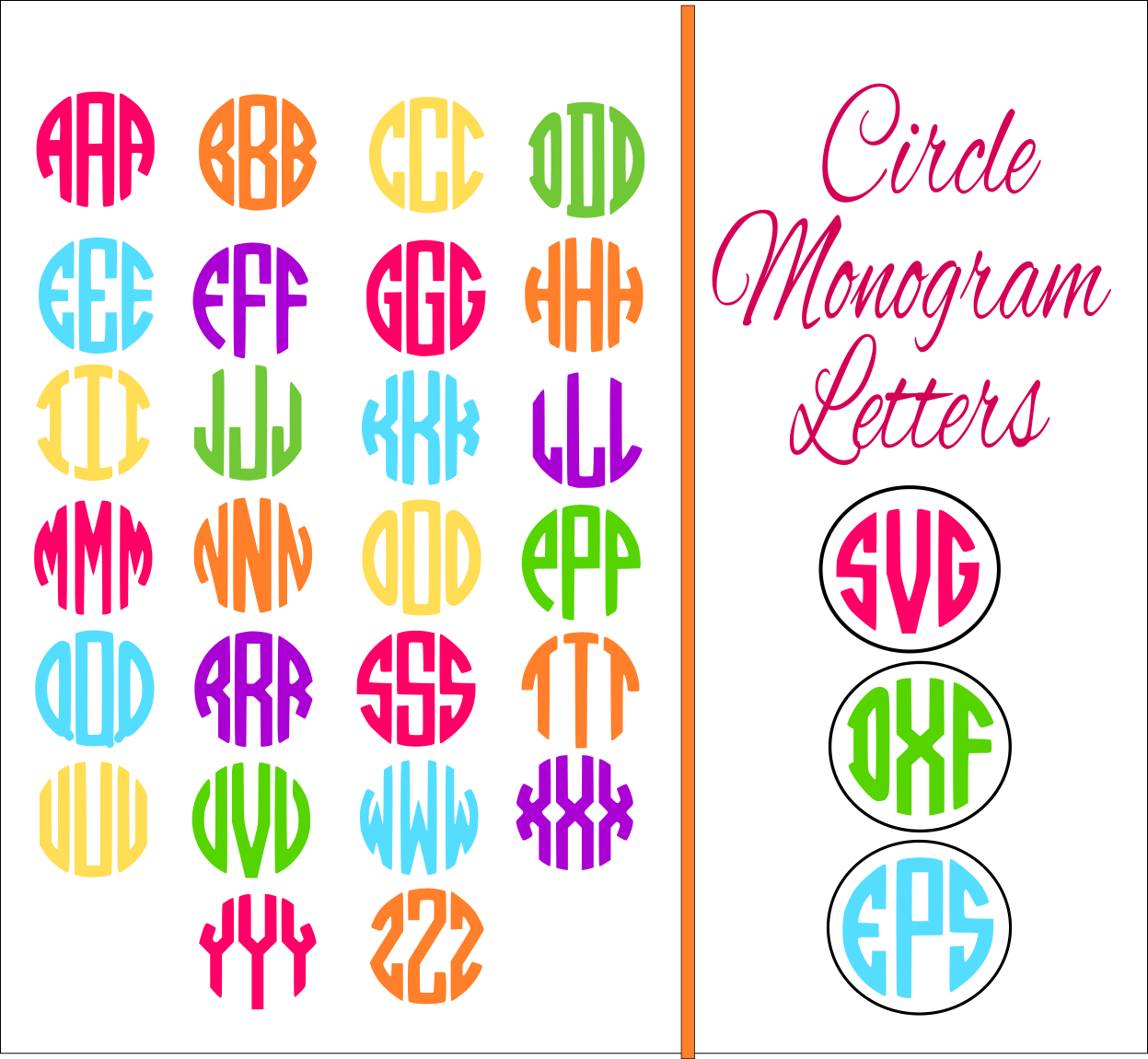 Download Monogram Svg Fonts - 74+ SVG Design FIle for Cricut, Silhouette and Other Machine