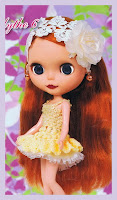 Vestido de Crochê Para Blythe Com Gráfico