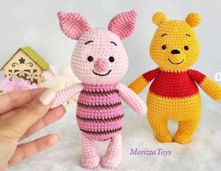 PATRON GRATIS PIGLET | WINNIE THE POOH AMIGURUMI 54858