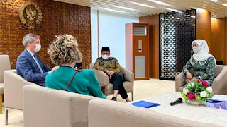 Gus Muhaimin bertemu Duta Besar Uni Eropa untuk Indonesia, Vincent Piket