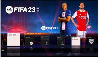 Download eFootball 2023 PES Theme FIFA 23 PPSSPP Real Faces Best Graphics HD Camera PS5 Latest Transfer