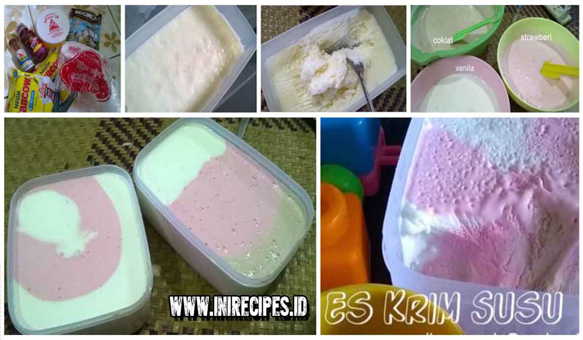  Resep  Es  Krim  Susu Homemade Enak dan Irit 20rb Dapat 2 5 