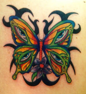 Butterfly tattoos have been among one of the most popular tattoo designs that have been requested for woman over the past years. Butterfly tattoos hold a unique fascination with the human race and have always been subject to artistic expression whether it’s in music, tattoos, paintings, etc. With its vivid colors, striking lines, and distinctiveness, most people can’t disagree with the beauty of a butterfly.
