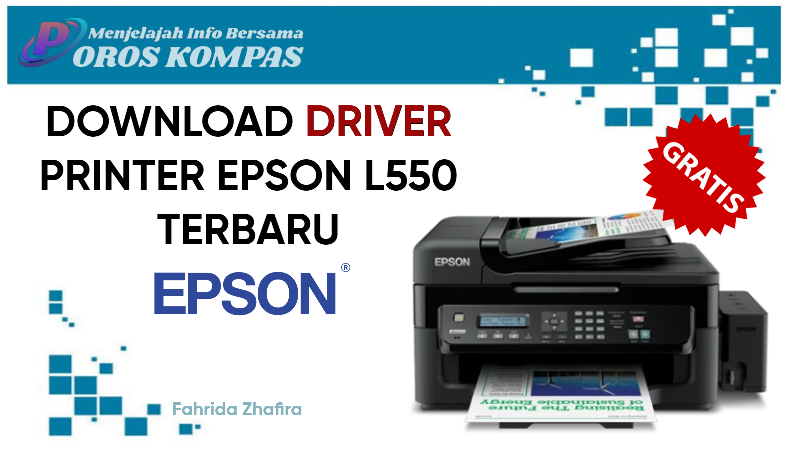 Gratis Download Driver Printer Epson L550 Terbaru 2023 dan Cara Installnya