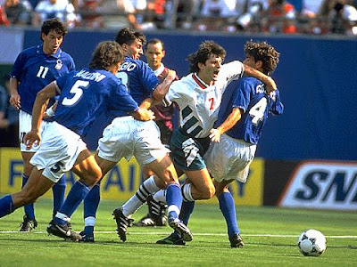 Piala Dunia 1994: Data Fakta. Italia vs Bulgaria