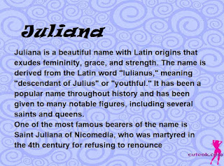 meaning of the name "Juliana"