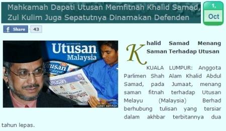 khalid samad utusan