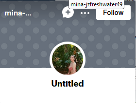 Tumblr user mina-jzfreshwater49 is now following me, with a picture of a woman in a bikini against a jungle background