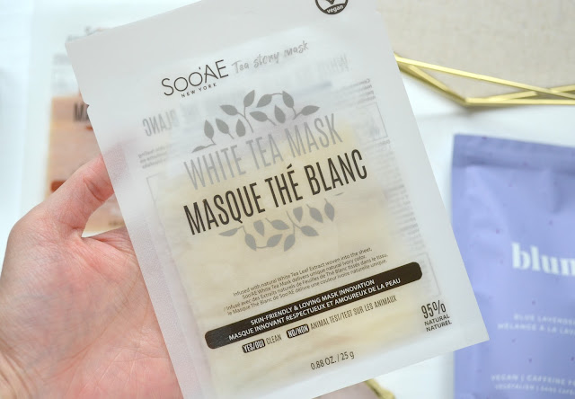 Soo'AE Tea Story Black and White Tea Masks