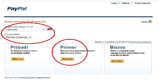 Cara Pendaftaran PayPal