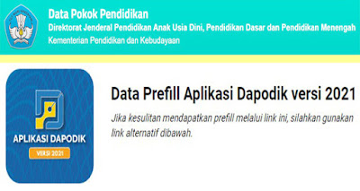 Link Prefill Untuk Dapodik Dengan Wilayah Provinsi Masing Masing Dapodik Co Id