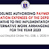 Guidelines Authorizing Payment of Communication Expenses of the DepEd Personnel Relative to the Implementation of Alternative Work Arrangements for the Year 2020