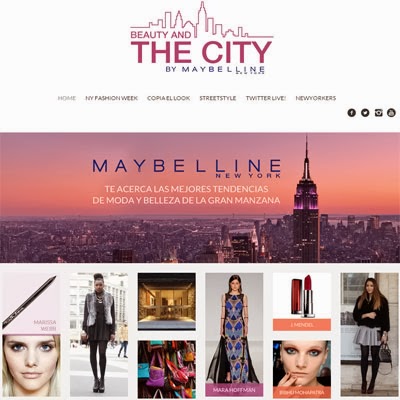 Maybelline New York Beauty and the City tendencias de moda y belleza