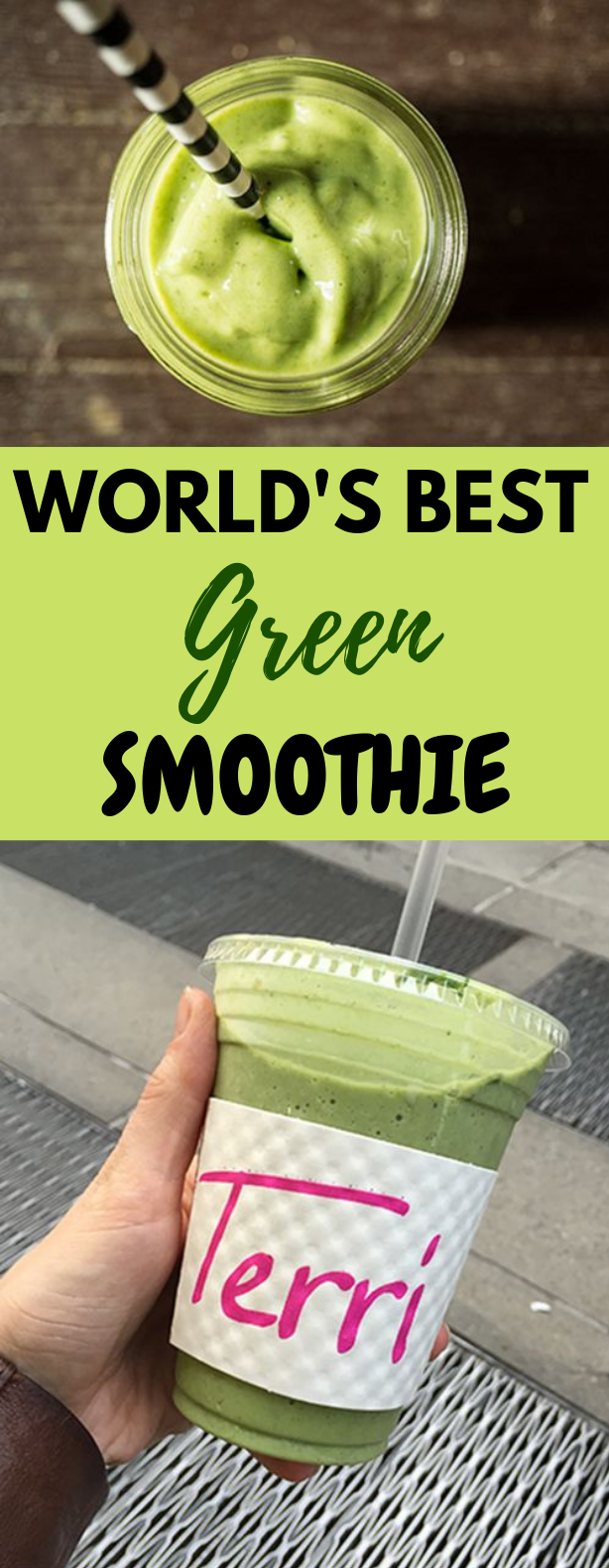 the world’s best green smoothie #Healthy #Smoothie