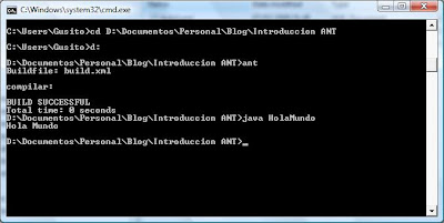 Linea de Comandos con Ant