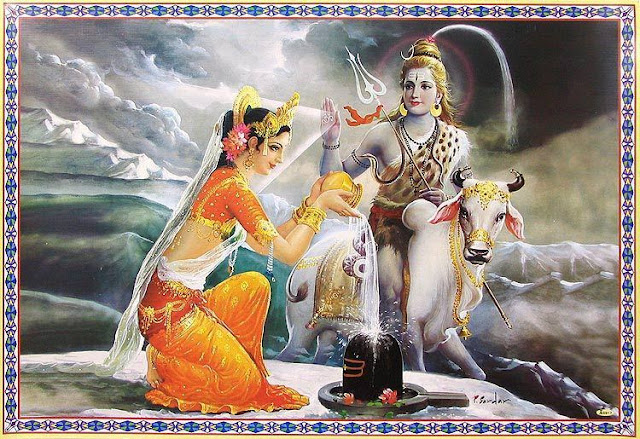 Lord Shiva & Parvathi 5