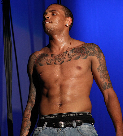 chris brown tattoo