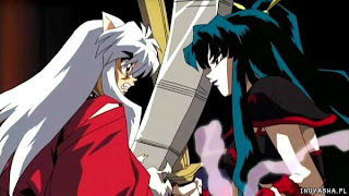 Inuyasha and Princess Kaguya from Inuyasha The Castle Beyond the Looking Glass