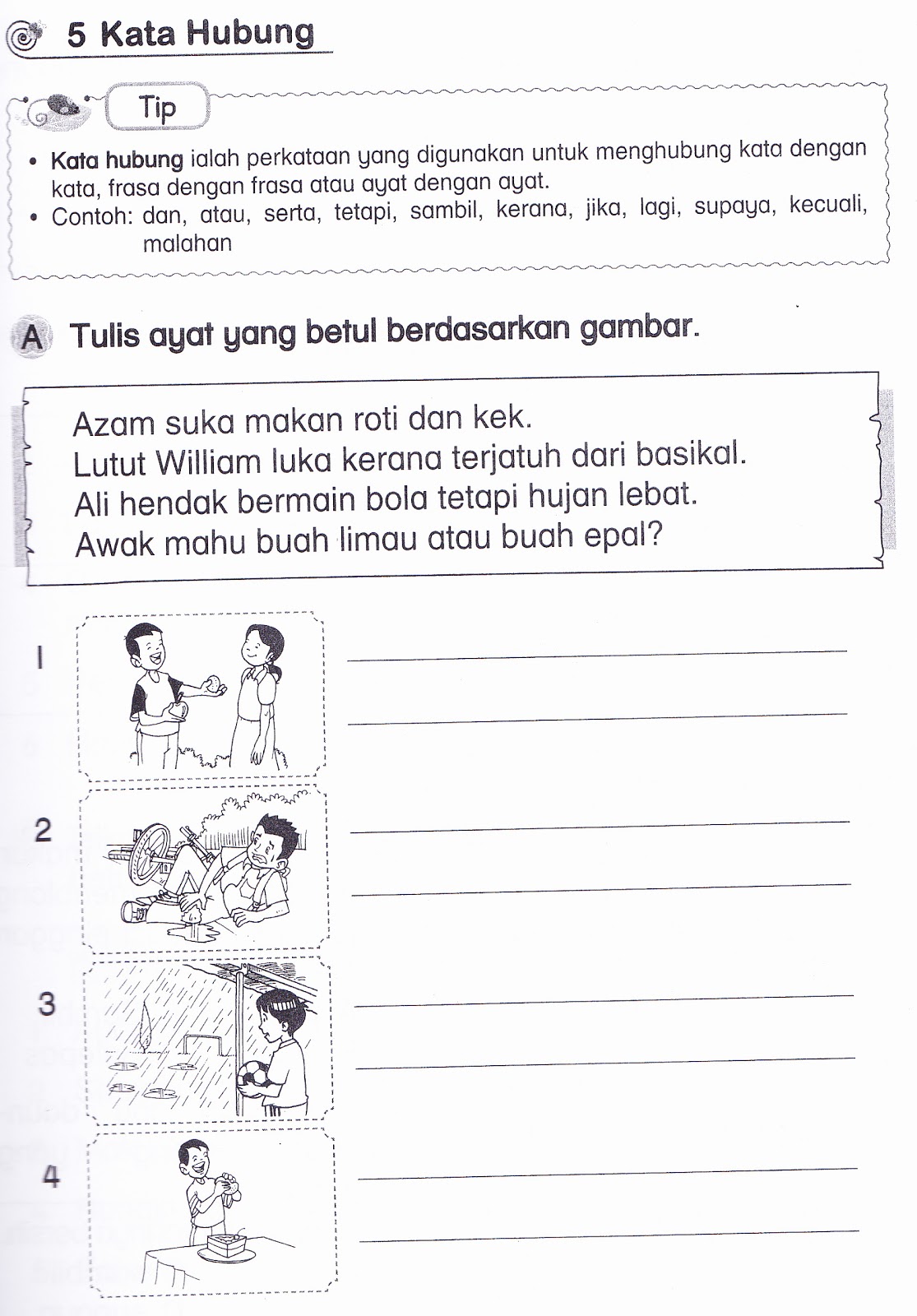KSSR Bahasa Malaysia Tahun 1: Latihan (1)