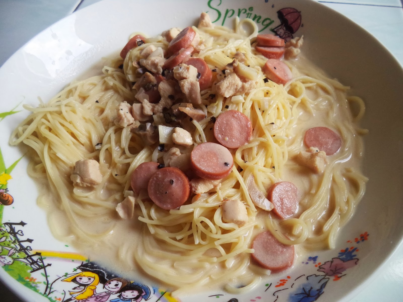 Spaghetti Carbonara Prego Mudah  Ini Cerita PUAN KUTU