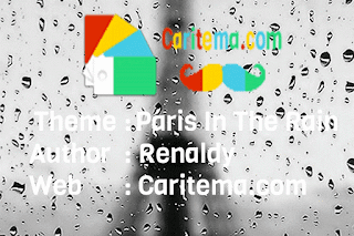 Xperia Theme : Paris In The Rain By Renaldy