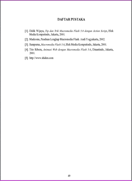 Abstrak & Daftar Pustaka ~ NoName Zone