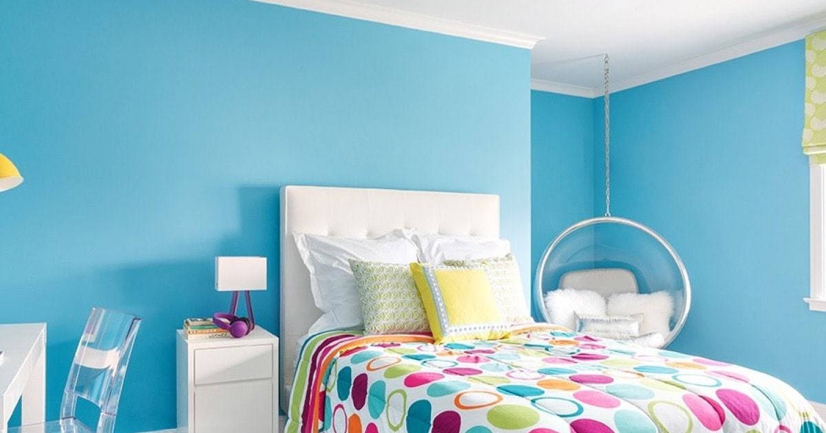 19 Warna Cat  Kamar Bergaris
