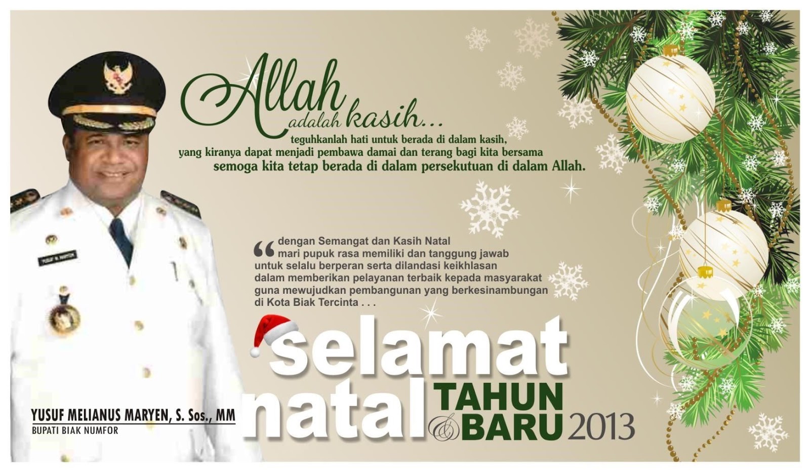 Contoh Kartu Ucapan Selamat Natal Dan Tahun Baru