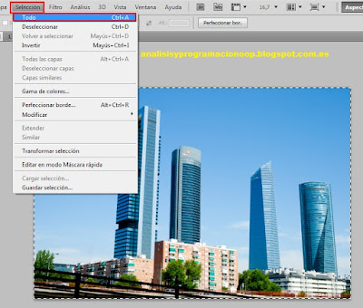 seleccionar una foto completa con photoshop