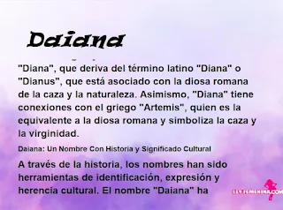 significado del nombre Daiana