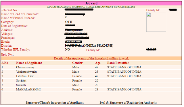 Job card