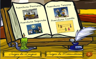 http://ntic.educacion.es/w3/recursos/infantil/aprende_diviertete_quijote/escritorio.htm