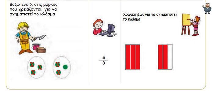 Κεφ. 57ο: Κλάσματα και δεκαδικοί - Μαθηματικά Γ' Δημοτικού - by https://idaskalos.blogspot.gr