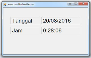 Cara Memunculkan Tanggal dan Jam Pada Form VB .Net