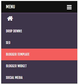 Navigasi Menu Responsive + Dropdown Terbaik untuk Blogger