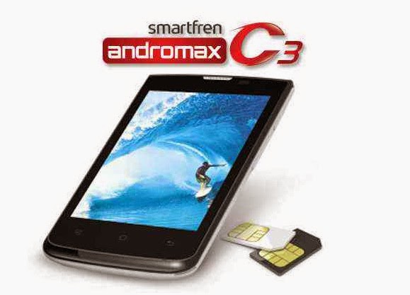 cara flashing/instal ulang hp Smartfren andromax C3 Stock ROM Kitkat instal via CWM