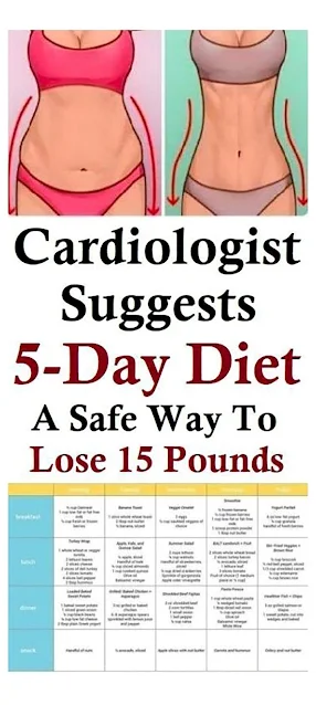 Cardiologists Highly Recommend This Diet That Will Help You Lose 22 Pounds In 1 Week! (It Also Cleans Your Arteries From The Bad Cholesterol)